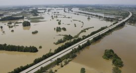 след наводненията в европа,обстановката все още е травожна-